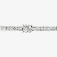Limited Quantities! Womens White Diamond Sterling Silver 22 Inch Tennis Necklace