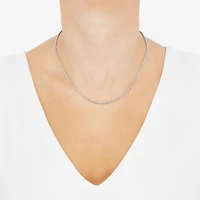 Womens 10K Gold 18 Inch Rope Chain Necklace