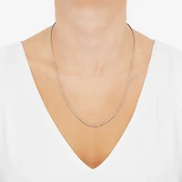 Womens 10K Gold 22 Inch Rope Chain Necklace