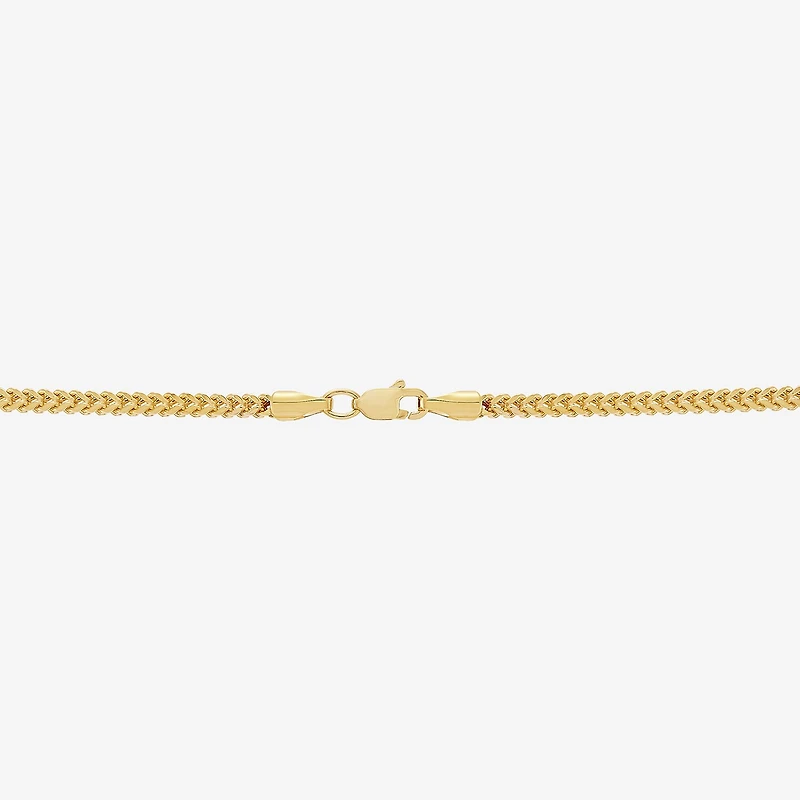 Womens 14K Gold 22 Inch Chain Necklace