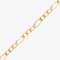 Mens 14K Gold 22 Inch Figaro Chain Necklace