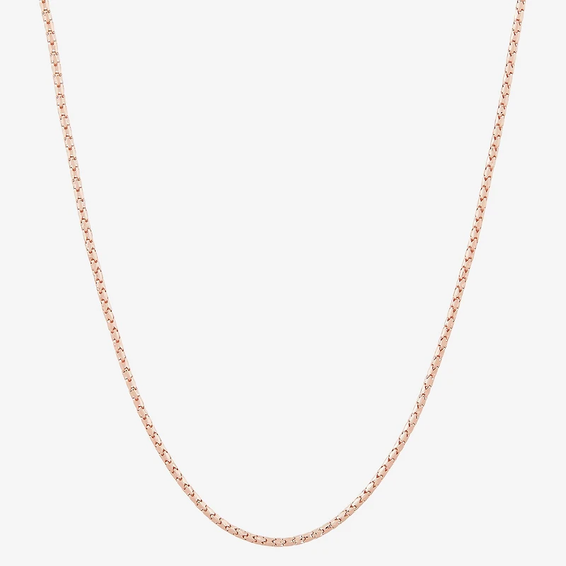 Womens 14K Gold 18 Inch Chain Necklace