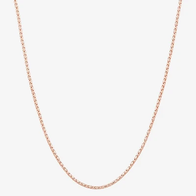 Womens 14K Gold 18 Inch Chain Necklace