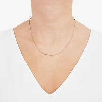 Womens 14K Gold 18 Inch Chain Necklace