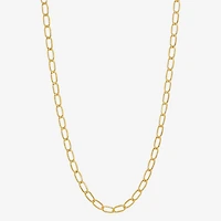 Unisex Adult 14K Gold Inch Curb Chain Necklace