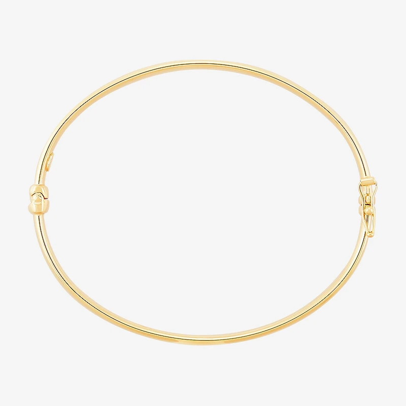 Womens 14K Gold Bangle Bracelet