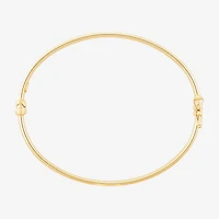 Womens 14K Gold Bangle Bracelet