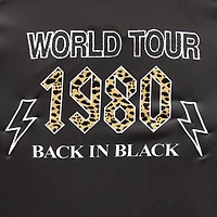 Womens Juniors V Neck Short Sleeve AC/DC Jersey