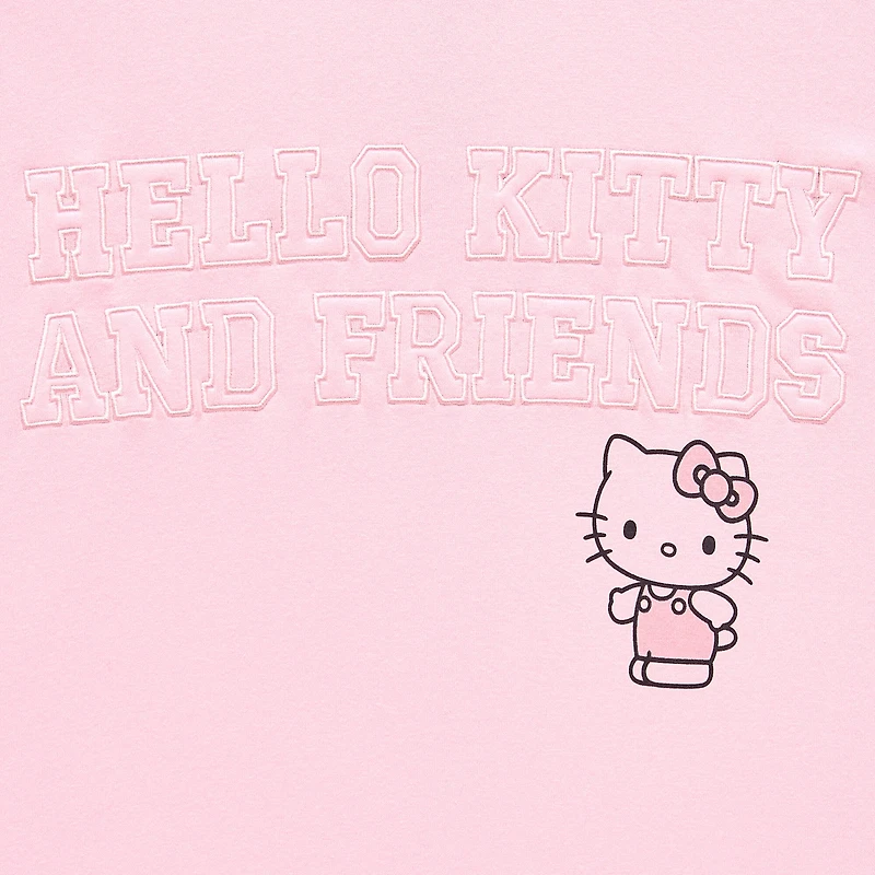 Womens Juniors Mock Neck Long Sleeve Hello Kitty Sweatshirt