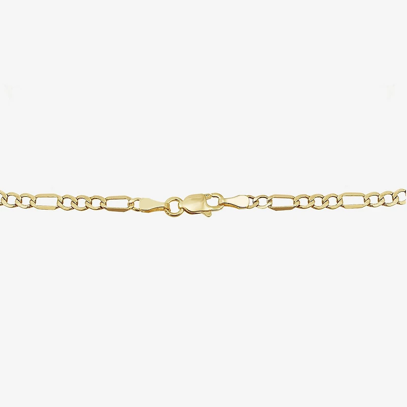 Womens 14K Gold Heart Charm Bracelet