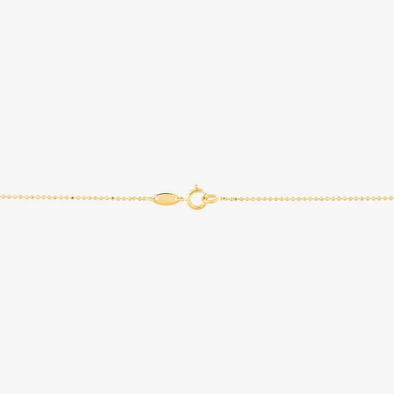 Womens 14K Gold Inch Y Necklace