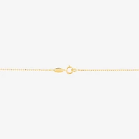 Womens 14K Gold Inch Y Necklace