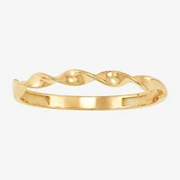 Womens 2MM 10K Gold Band