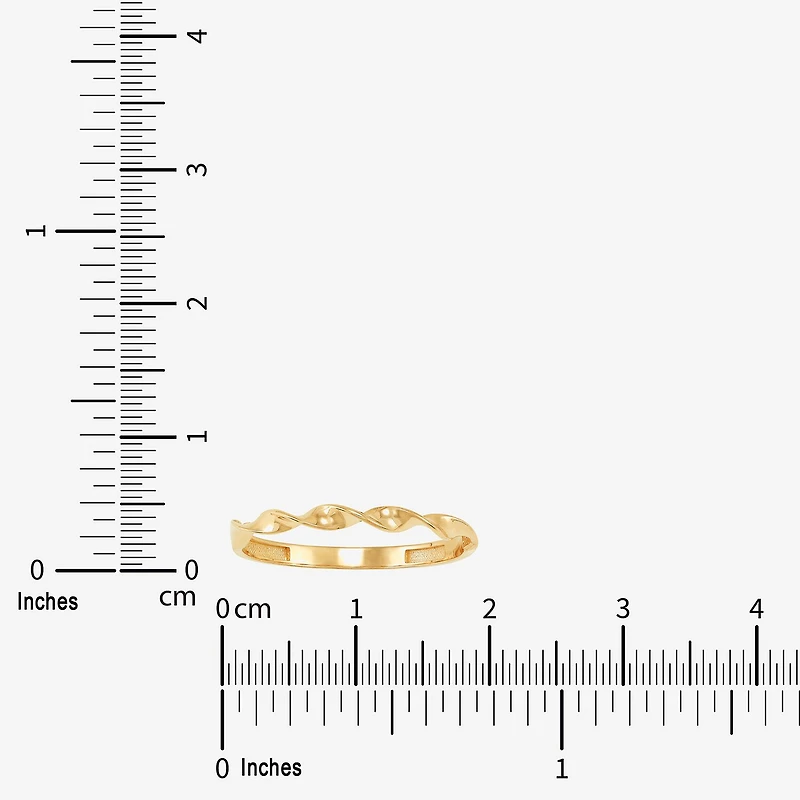 Womens 2MM 10K Gold Band