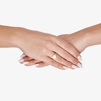 Womens 14K Gold Heart Signet Ring
