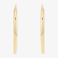 Womens 14K Gold 16mm Hoop Earrings