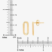 14K Gold 13.8mm Stud Earrings