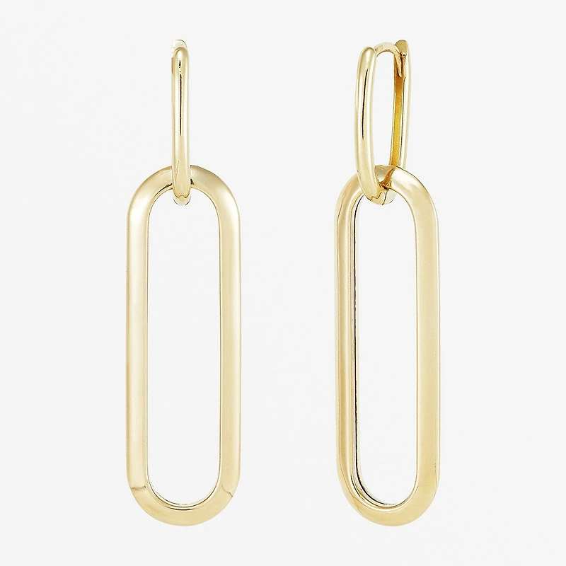 Womens 14K Gold Drop Earrings