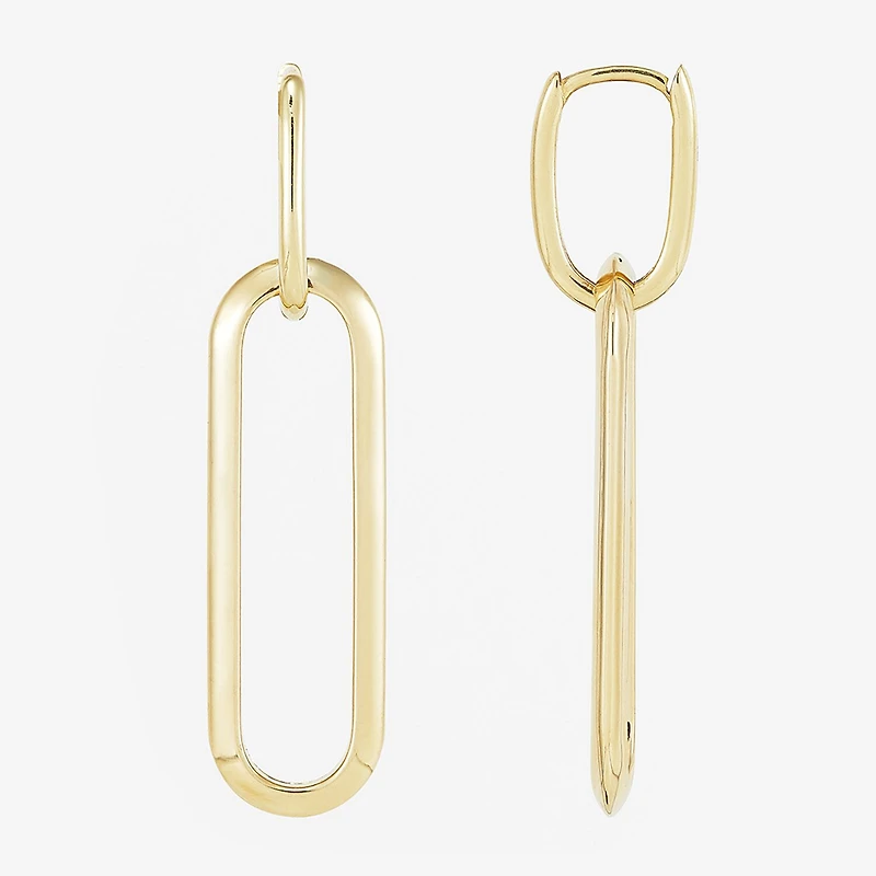 Womens 14K Gold Drop Earrings