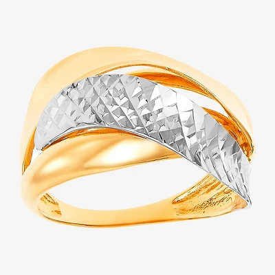 Womens 13MM 14K Gold Band