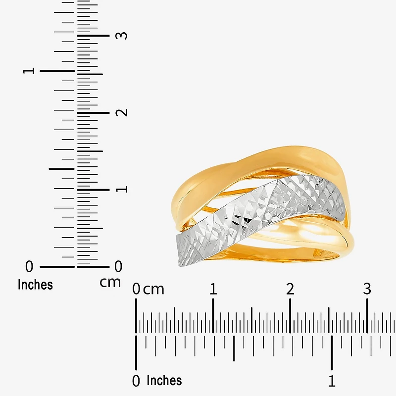 Womens 13MM 14K Gold Band