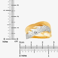 Womens 13MM 14K Gold Band