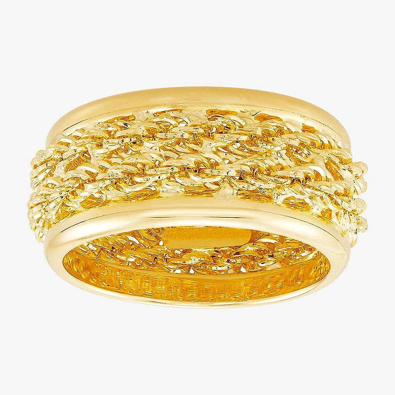 Unisex Adult 10.5MM 10K Gold Band