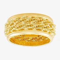 Unisex Adult 10.5MM 10K Gold Band
