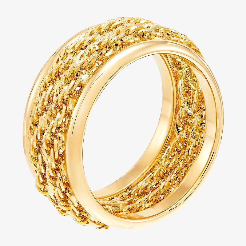 Unisex Adult 10.5MM 10K Gold Band