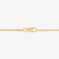 Virgin Mary Mens 14K Gold Over Silver Oval 22 Inch Pendant Necklace
