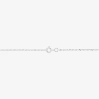 Womens White Cubic Zirconia Sterling Silver 2-pc. Jewelry Set