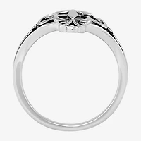 Limited Quantities! Womens Sterling Silver Cross Cocktail Ring