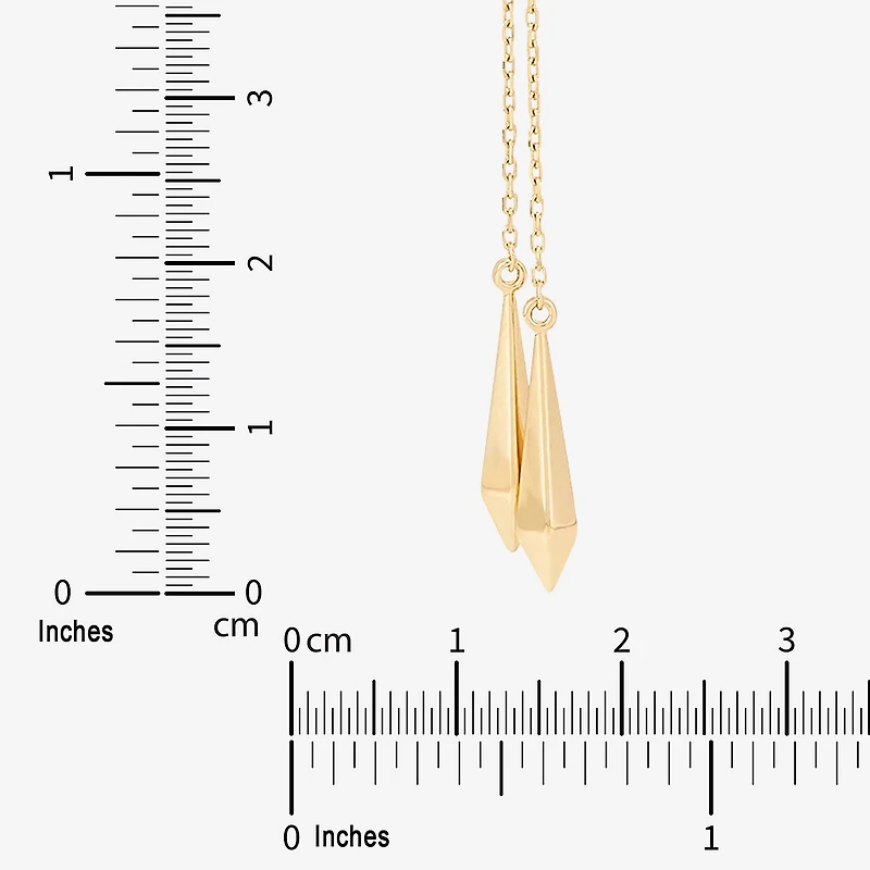 Limited Quantities! Womens 14K Gold Inch Cable Chain Necklace