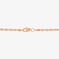 Limited Quantities! Womens 14K Rose Gold 30 Inch Rope Chain Necklace