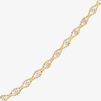 Limited Quantities! Womens 10K Two Tone Gold 18 Inch Bead Chain Necklace