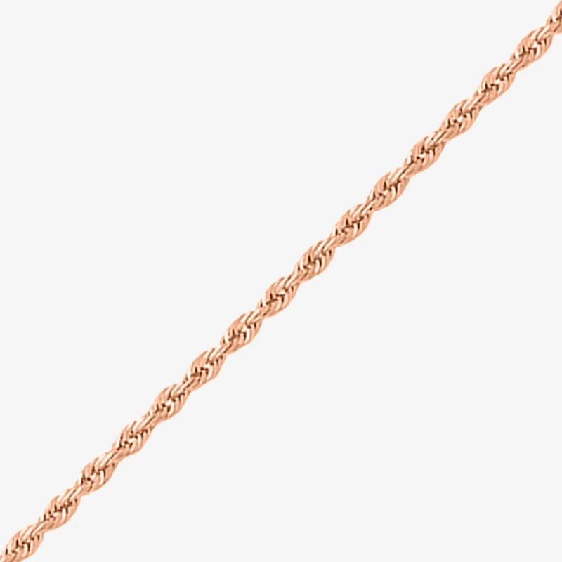 Limited Quantities! Womens 14K Rose Gold 30 Inch Rope Chain Necklace