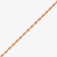 Limited Quantities! Womens 14K Rose Gold 30 Inch Rope Chain Necklace
