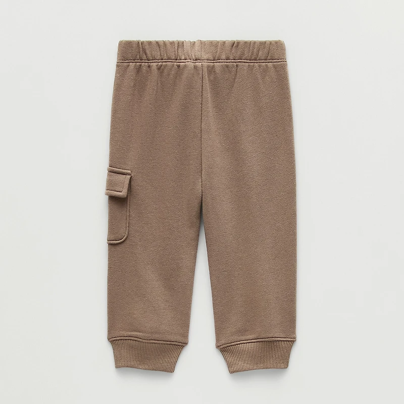Okie Dokie Baby Boys Cinched Regular Fit French Terry Pull-On Pant