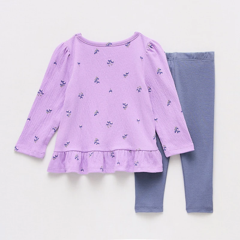 Okie Dokie Baby Girls 2-pc. Legging Set
