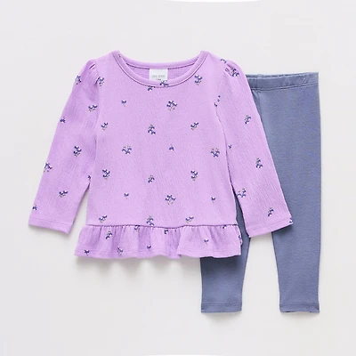 Okie Dokie Baby Girls 2-pc. Legging Set