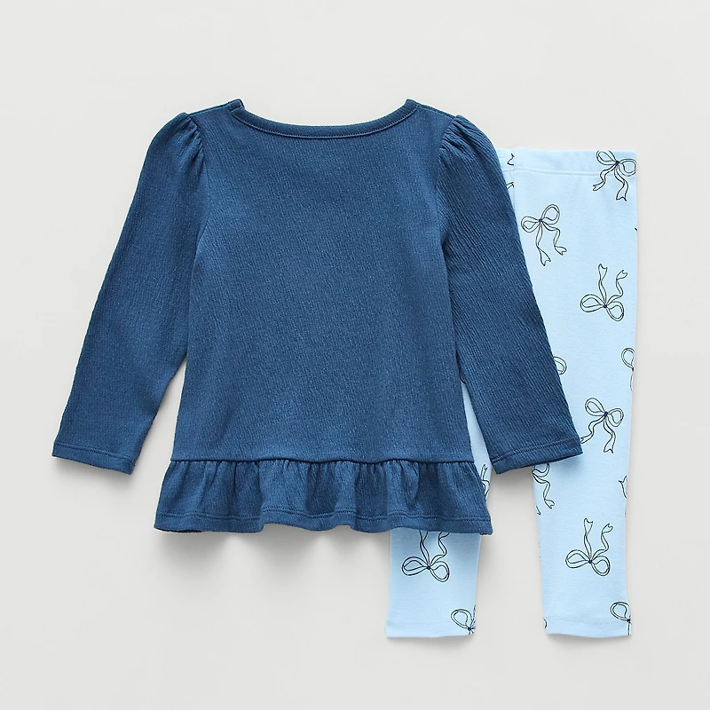 Okie Dokie Baby Girls 2-pc. Legging Set