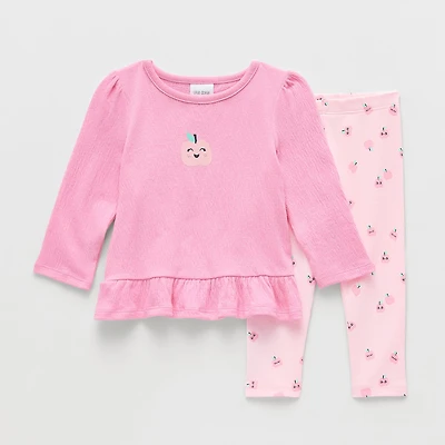 Okie Dokie Baby Girls 2-pc. Legging Set