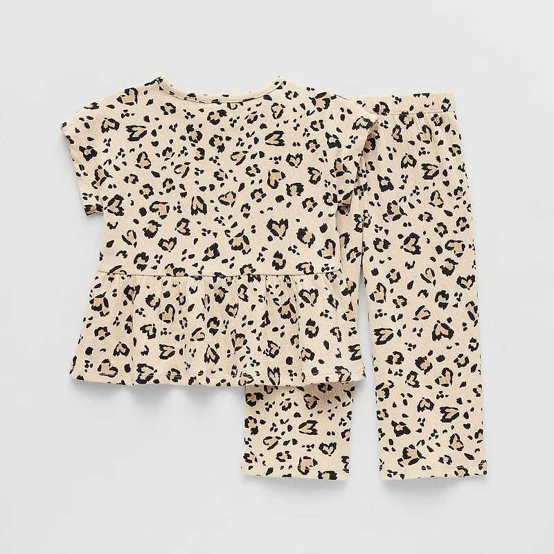 Okie Dokie Toddler & Little Girls 2-pc. Pant Set