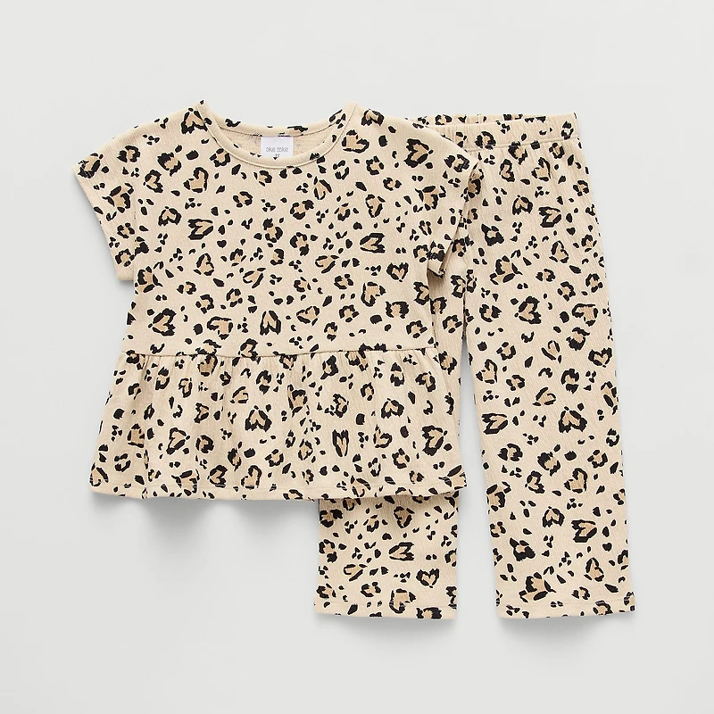 Okie Dokie Toddler & Little Girls 2-pc. Pant Set