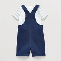 Little Lad Toddler Boys 3-pc. Shortall Set