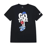 Nike 3BRAND by Russell Wilson Big Kid Boys Crew Neck Short Sleeve Regular Fit Graphic T-Shirt