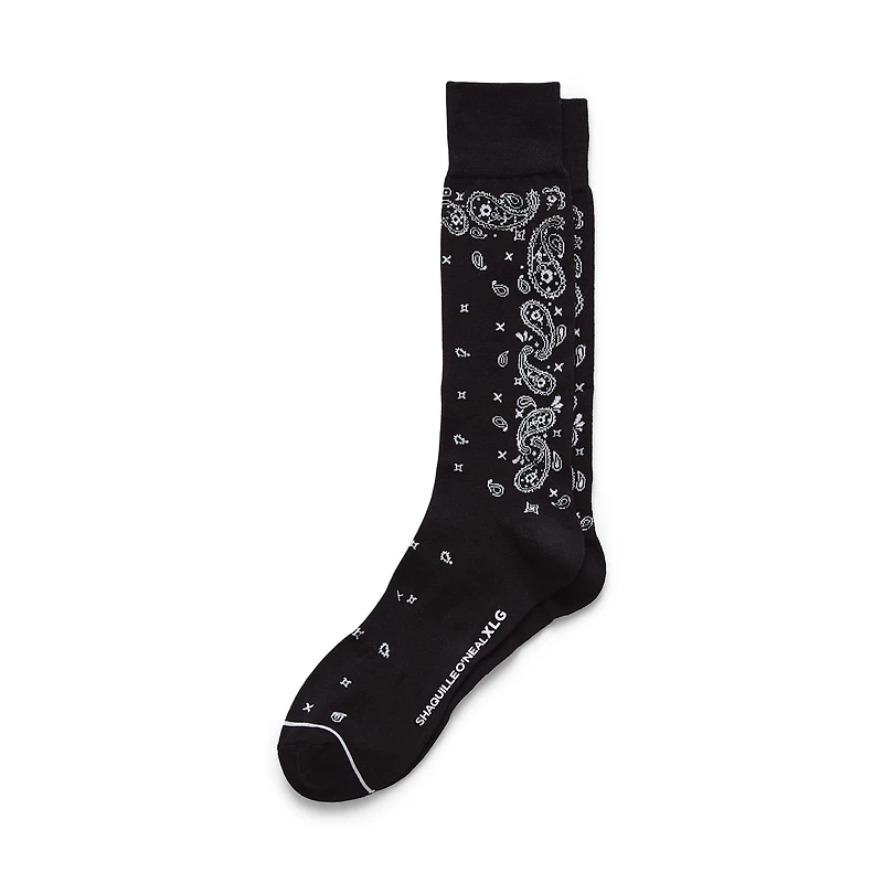 Shaquille O'Neal XLG™ Dress Mens 1 Pair Big and Tall Crew Socks