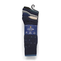 Stafford Casual Dress Mens 5 Pair Crew Socks