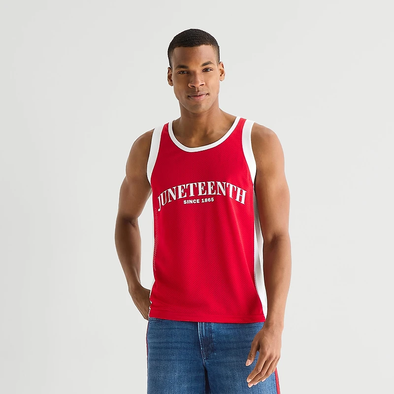 Hope & Wonder Juneteenth Mens Crew Neck Short Sleeve Jersey