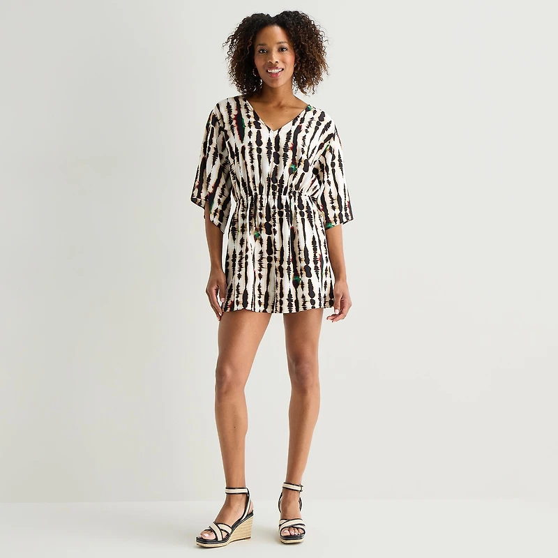 Hope & Wonder Juneteenth Elbow Sleeve Womens Romper